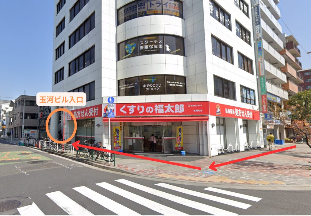 東陽町駅からの道順3